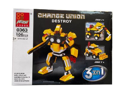 Can-Em Oyuncak Transformers Change Union Robot 0363 DESTROY resmi