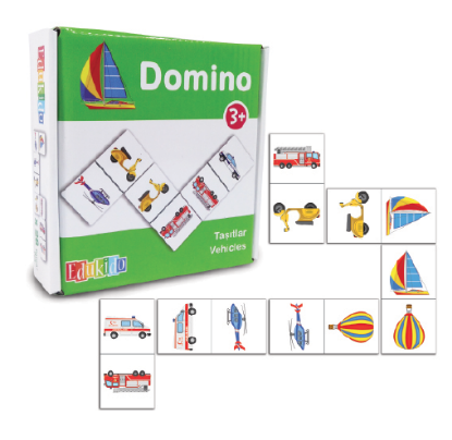 Edukido Taşıtlar Domino (EDU-3011) resmi