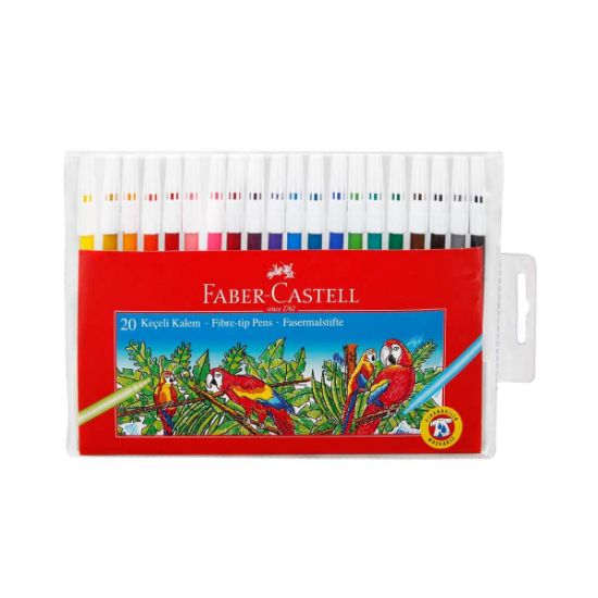 Faber Castell 20 Li Keçeli Kalem resmi