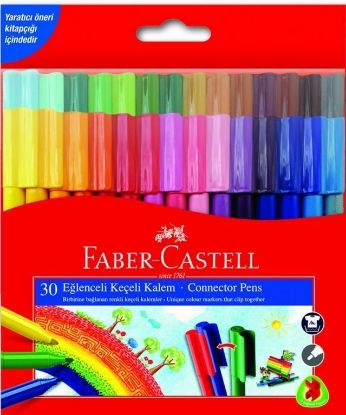 Faber Castell 30 Lu Eğlenceli Keçeli Kalem resmi