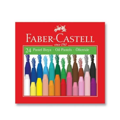 Faber Castell 24 Lü Pastel Boya resmi