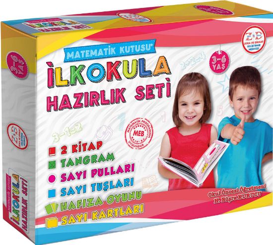 İlkokula Hazırlık Seti Matematik Kutusu ( Tangram -Hafıza Oyunu ) resmi