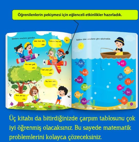 Mucit Karınca Çarpım Tablosu Öğreten Kitap Serisi YAZ-SİL resmi