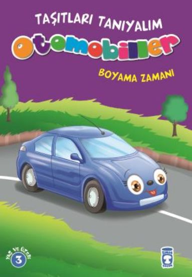 Otomobiller Boyama Zamanı - Taşıtları Tanıyalım resmi