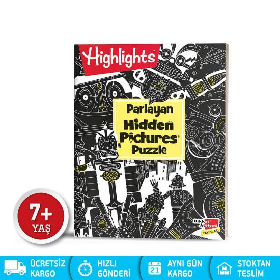 Parlayan Hidden Pictures Puzzle Dikkat Geliştirme Kitabı 7-99 Yaş resmi