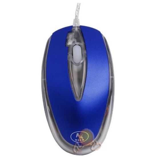 A4 Tech Op-3D-2 Mavi Ps/2 *Eski Tip* Kablolu Optik Mouse resmi