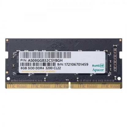 Apacer 8GB (1x8GB) 3200Mhz CL22 DDR4 Notebook SODIMM Ram ES.08G21.GSH Notebook Ram resmi