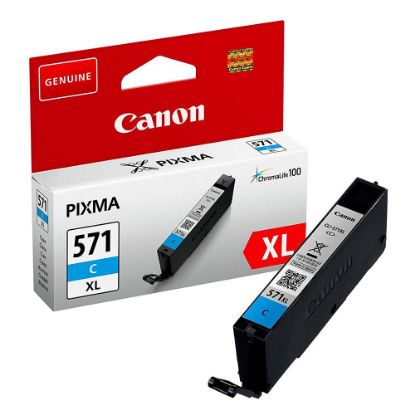 Canon CLI-571XL C Cyan Mavi Yüksek Kapasiteli Mürekkep Kartuş TS5050/9050 resmi