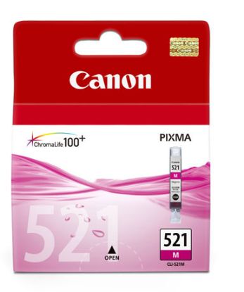 Canon CLI-521M Magenta Kırmızı Mürekkep Kartuş MP260/540/550/560/620/630 MX860/870 resmi