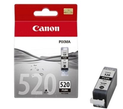 Canon PGI-520BK Black Siyah Mürekkep Kartuş MP540/550/620 MX860/870 resmi