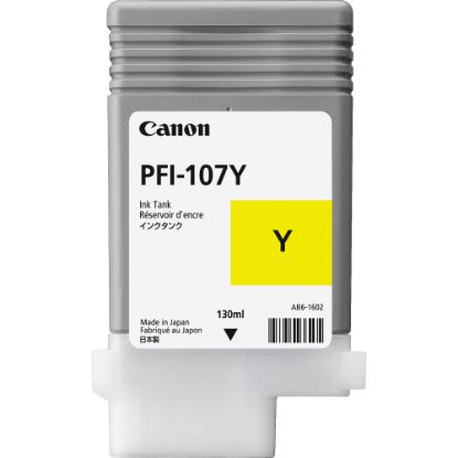 Canon PFI-107Y Yellow Sarı Plotter Kartuş IPF770/775 resmi