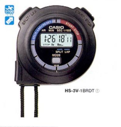 Casio HS-3V-1RDT Kronometre resmi