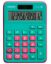 Casio MX-12B-GNRD Yeşil+Pembe 12 Hane Masa Üstü Hesap Makinesi resmi