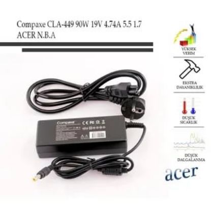 Compaxe Cla-450 19v 7.9a 5.5*2.5 Acer Notebook Adaptör resmi