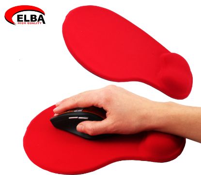 Elba K06152 Bileklikli Jel Mouse Pad Kırmızı resmi