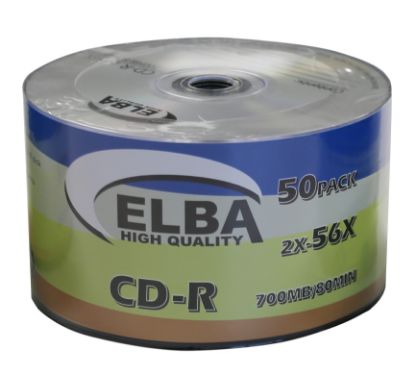 Elba CD-R 700MB/80MIN 56x 50li Shrink resmi