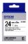 Epson LK-6WBN Standart Beyaz Üzeri Siyah 24mm 9Metre Etiket resmi