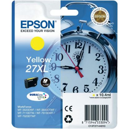 Epson 27XL Yellow Sarı Mürekkep Kartuş T27144012 resmi