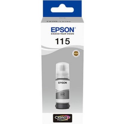 Epson 115 Grey Gri Şişe Mürekkep T07D54A L8160/L8180 resmi