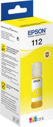 Epson T06C44 (112) Yellow Sarı Şişe Mürekkep C13T06C44A resmi