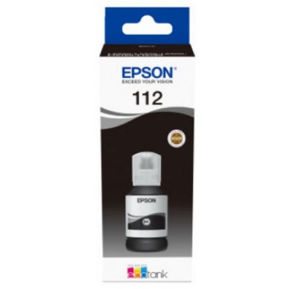 Epson T06C1 (112) Black Siyah Şişe Mürekkep C13T06C14A resmi