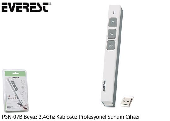 Everest PSN-07B Beyaz 2.4Ghz Kablosuz Profesyonel  resmi