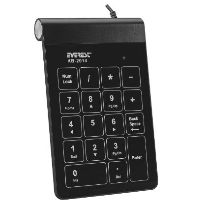Everest KB-2014 Siyah USB Dokunmatik Numerik Standart Klavye resmi