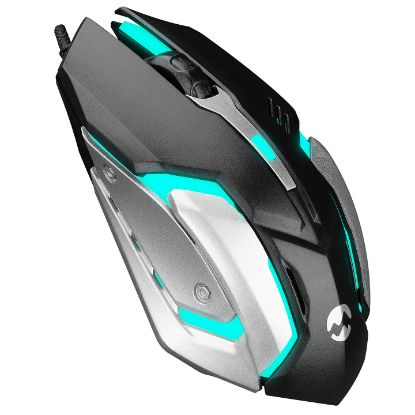Everest SM-G72 Usb Siyah/Gümüş Işıklandırmalı Oyuncu Mouse resmi