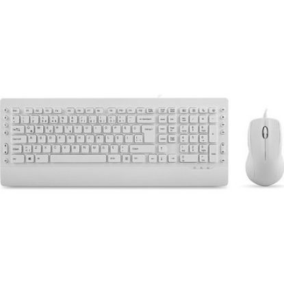 Everest KM-3850 Beyaz Q Multimedia Klavye + Mouse Set resmi