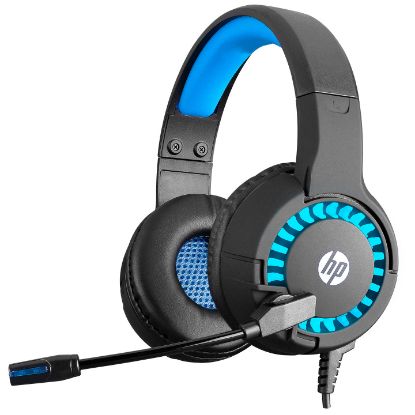 HP DHE-8011UM Siyah Gaming Oyuncu Mikrofonlu Kulaklık Usb resmi