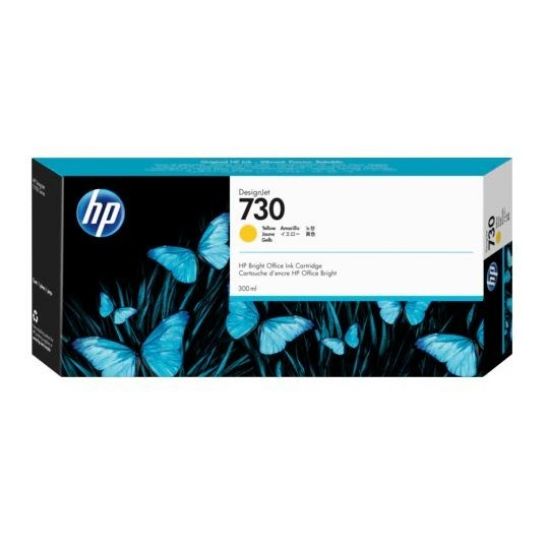 HP 730 Yellow Sarı 300 Ml Plotter Kartuşu P2V70A resmi