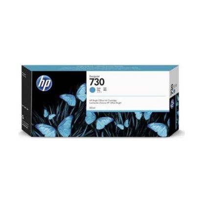 HP 730 Cyan Mavi 300 Ml Plotter Kartuşu P2V68A resmi