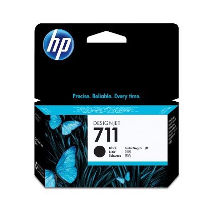 HP 711 Black Siyah 38ML Plotter Kartuşu CZ129A resmi