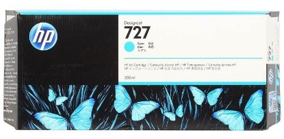 HP 727 Cyan Mavi 300ML Plotter Kartuşu F9J76A resmi