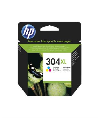 HP 304XL Color Renkli Yüksek Kapasiteli Kartuş N9K07AE resmi
