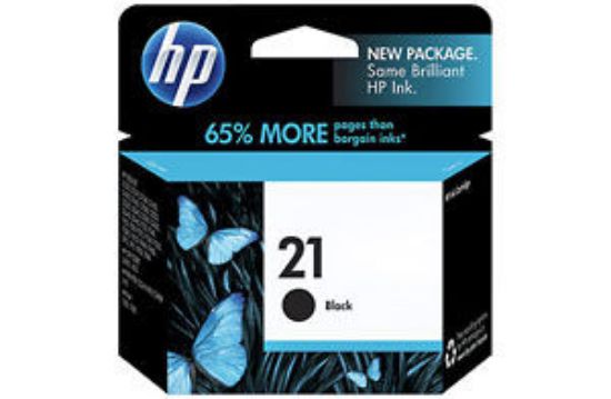 HP 21 Black Siyah Kartuş C9351AE resmi