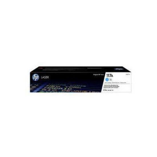 HP 117A Cyan Mavi 700 Sayfa Toner W2071A resmi