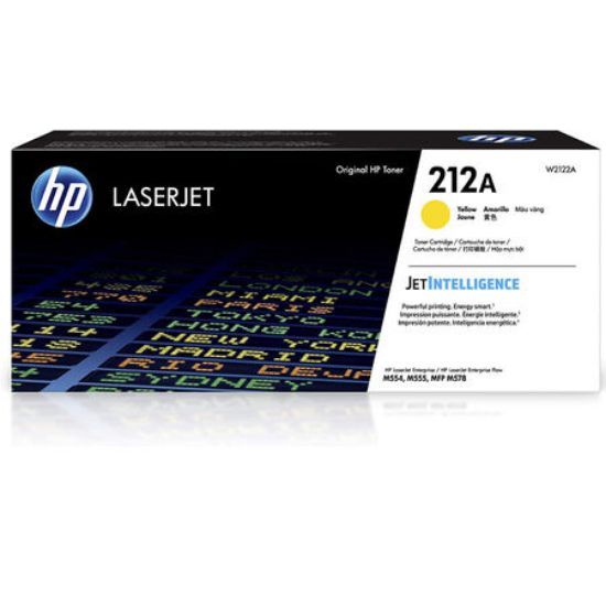 Hp 212A Yellow Sarı 4.500 Sayfa Toner W2122A resmi