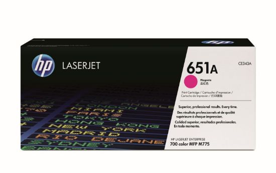 HP 651A Magenta Kırmızı 16.000 Sayfa Toner CE343A resmi