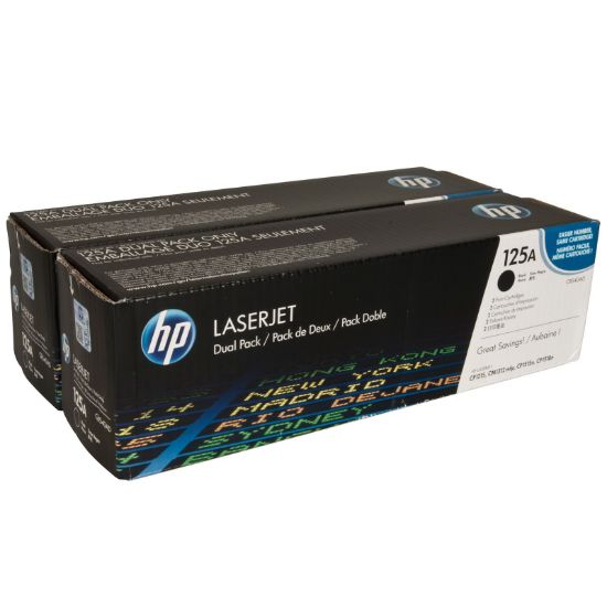 HP 125A Black Siyah Çiftli 2.200 Sayfa Toner CB540AD resmi