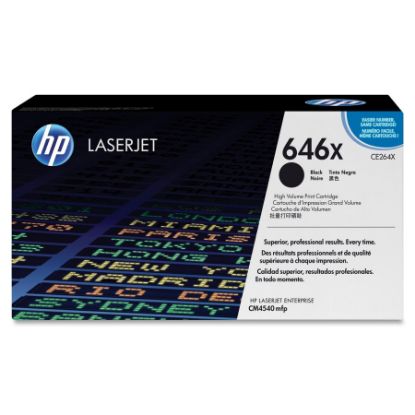 HP 646X Black Siyah Yüksek Kapasite 17.000 Sayfa Toner CE264X resmi