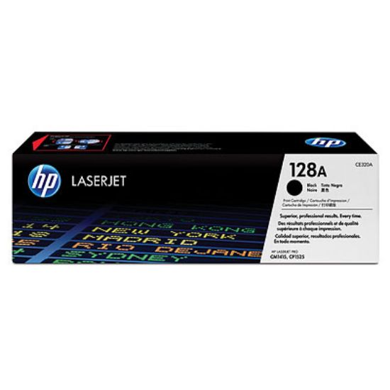 HP 128A Black Siyah 2.000 Sayfa Toner CE320A resmi