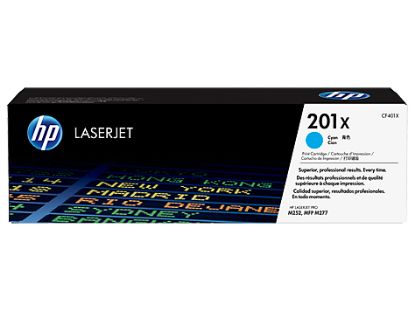 HP 201X Cyan Mavi Yüksek Kapasite 2.800 Sayfa Toner CF401X resmi