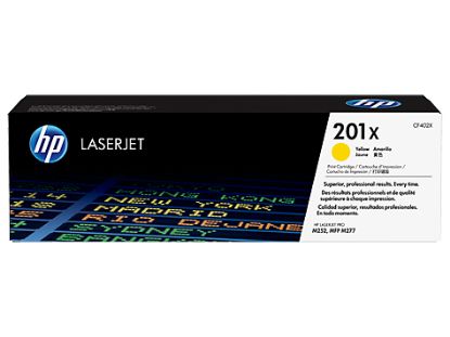 HP 201X Yellow Sarı Yüksek Kapasite 2.800 Sayfa Toner CF402X resmi