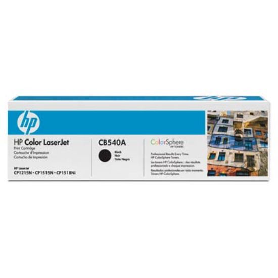 HP 125A Black Siyah 2.200 Sayfa Toner CB540A resmi