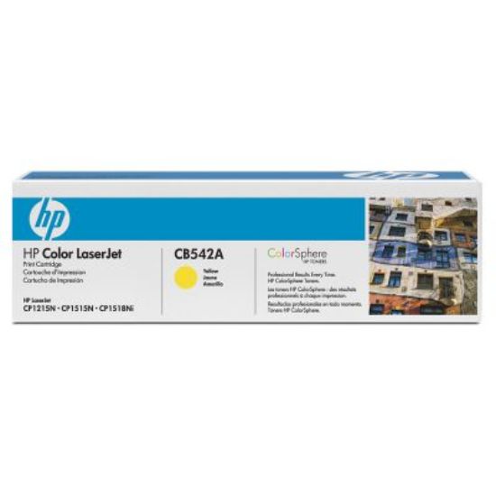 HP 125A Yellow Sarı 1.400 Sayfa Toner CB542A resmi