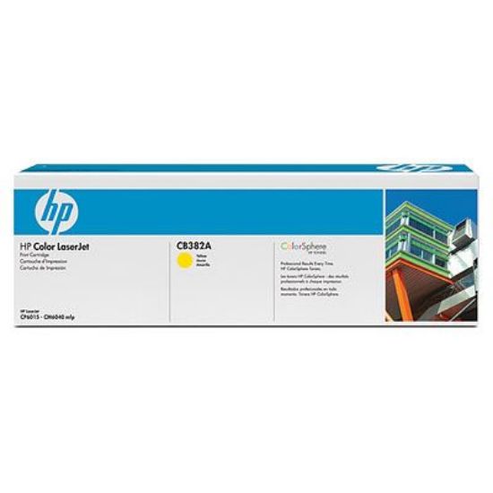 HP 824A Yellow Sarı 21.000 Sayfa Toner CB382A resmi