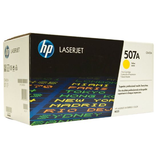 HP 507A Yellow Sarı 6.000 Sayfa Toner CE402A resmi