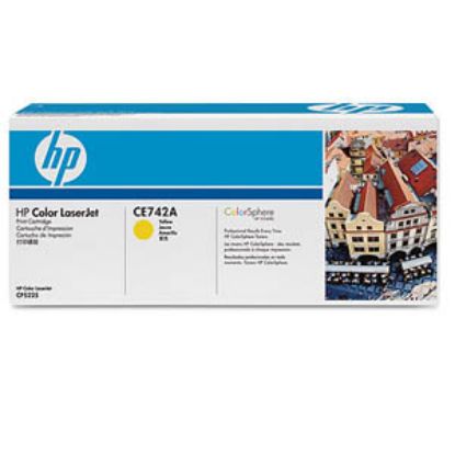 HP 307A Yellow Sarı 7.300 Sayfa Toner CE742A resmi