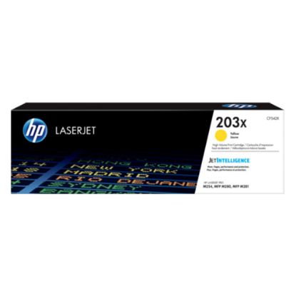 HP 203X Yellow Sarı Yüksek Kapasite 2.500 Sayfa Toner CF542X resmi